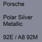 Preview: Porsche, Polar Silver Metallic, 92E / A8 92M.